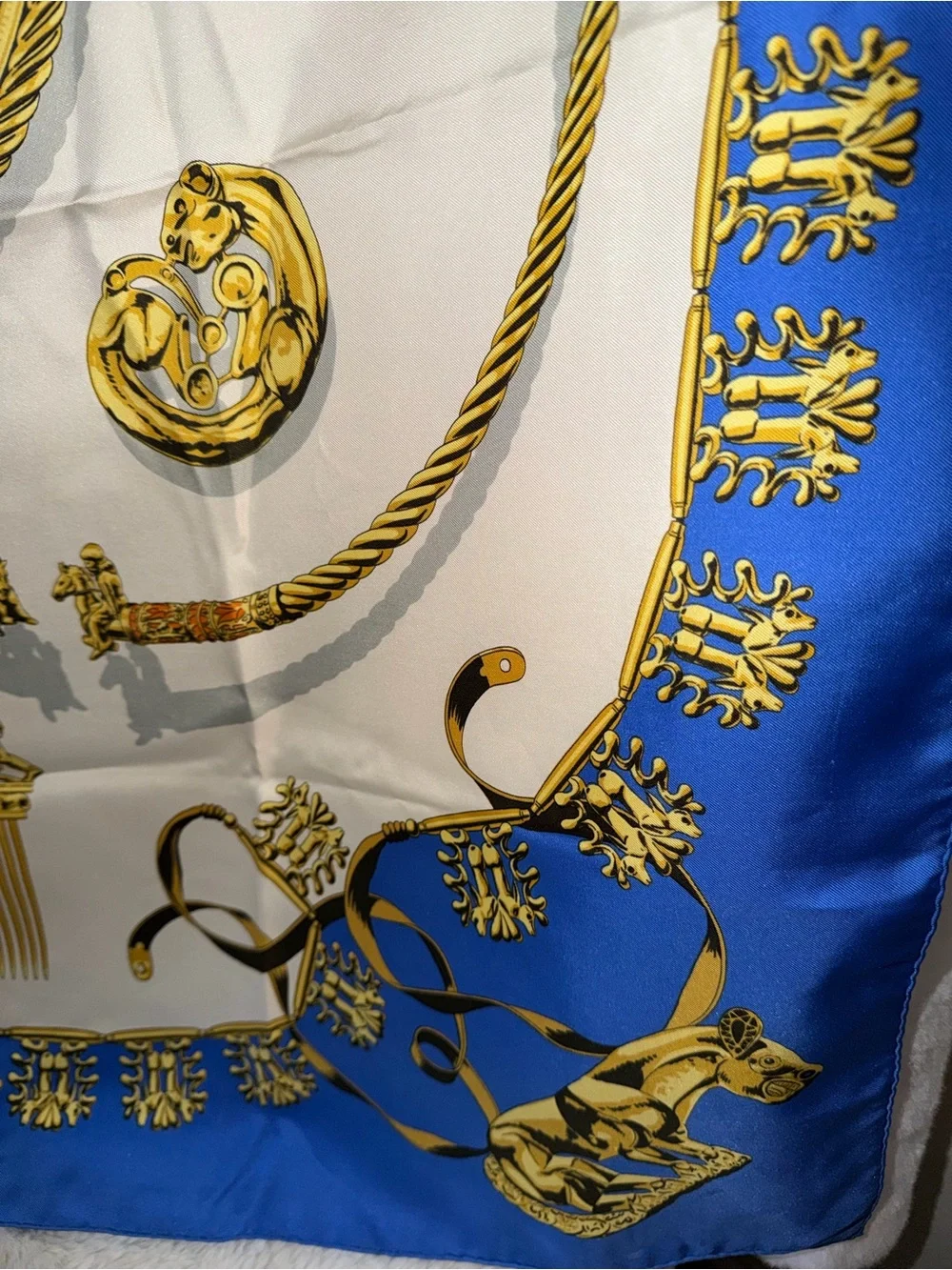 Hermes Cavaliers d’OR Silk Scarf - Picture 10 of 12